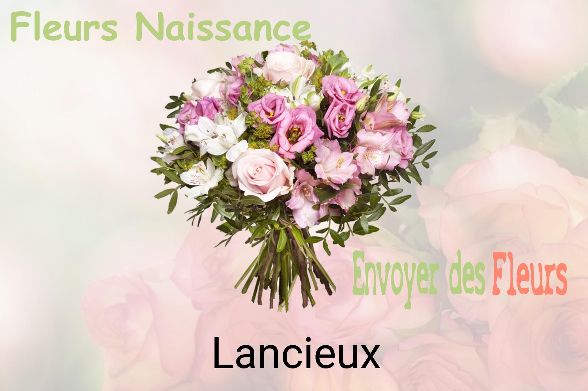 Bouquet de fleurs de naissance livré à Lancieux